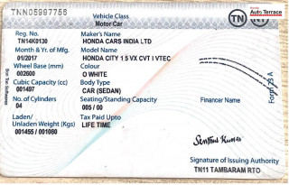 2017 Honda City 4th Generation 1.5 V AT