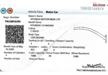 2009 Hyundai i10 Magna 1.2