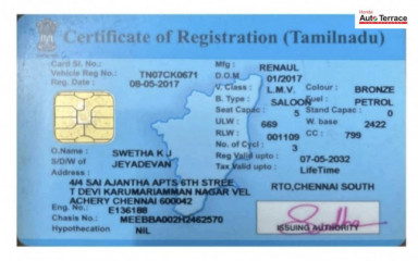 2017 Renault&nbsp;KWID RXT